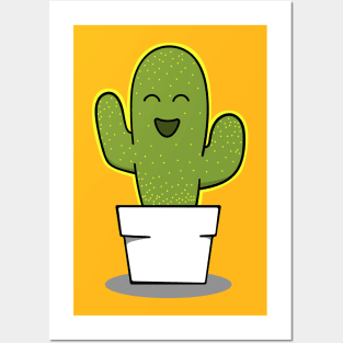 Happy cactus Posters and Art